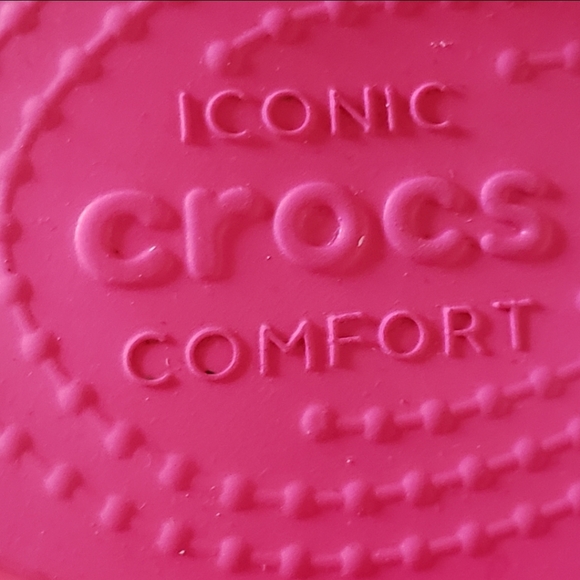 Girls Crocs SWIFTWATER RIVER SANDAL K PARADISE PINK/AMETHYST - size 3 - Picture 6 of 7